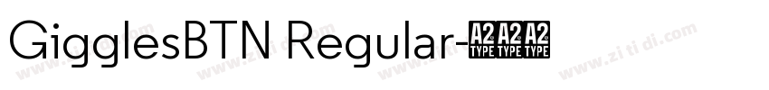 GigglesBTN Regular字体转换